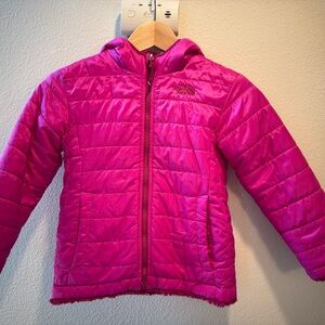 The North Face Fuchsia Reversible Quilted Jacket